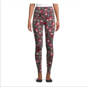 No Boundaries Super Plush High Waist Santa Claus Leggings